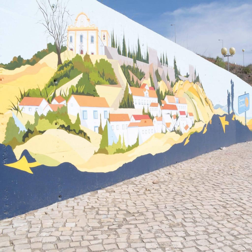 mural caminhos de santiago